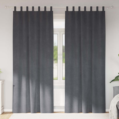 Mørklægningsgardiner 2 Stk. Fløjl - Variant 4107295