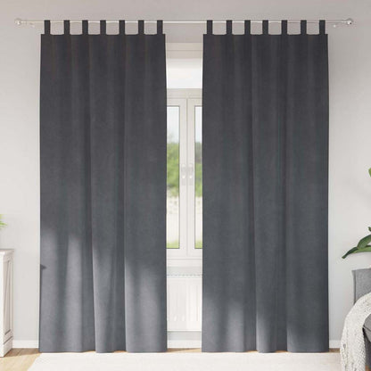 Mørklægningsgardiner 2 Stk. Fløjl - Variant 4107296