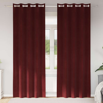 Mørklægningsgardiner 2 Stk. Fløjl - Variant 4107301