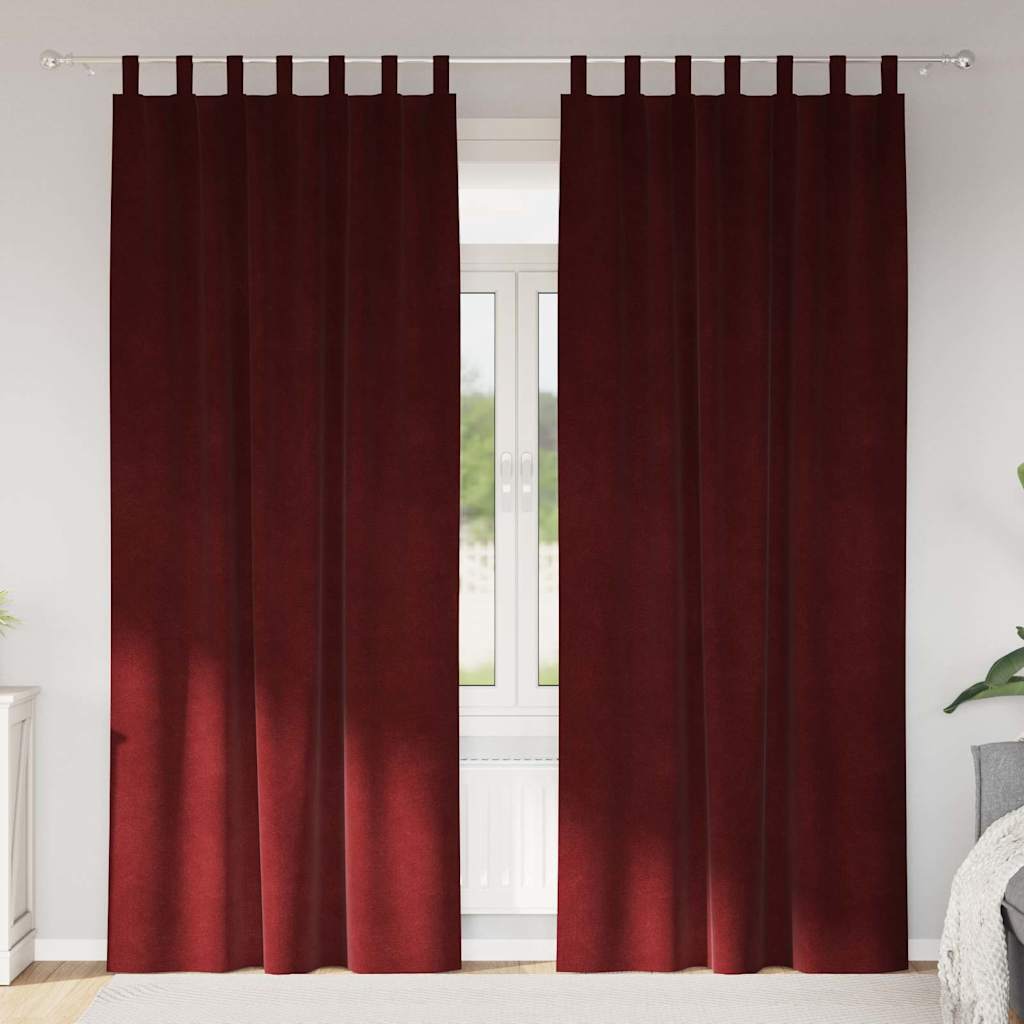 Mørklægningsgardiner 2 Stk. Fløjl - Variant 4107312