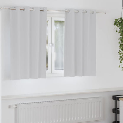 Mørklægningsgardiner Med Ringe 2 Dele 140 X