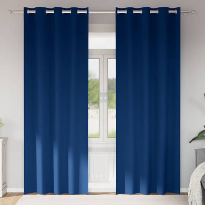 Mørklægningsgardiner Med Ringe 2 Dele 140 X