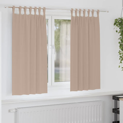 Mørklægningsgardiner Med Ringe 2 Dele 140 X