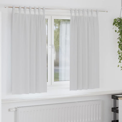 Mørklægningsgardiner Med Ringe 2 Dele 140 X