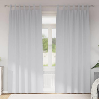 Mørklægningsgardiner Med Ringe 2 Dele 140 X