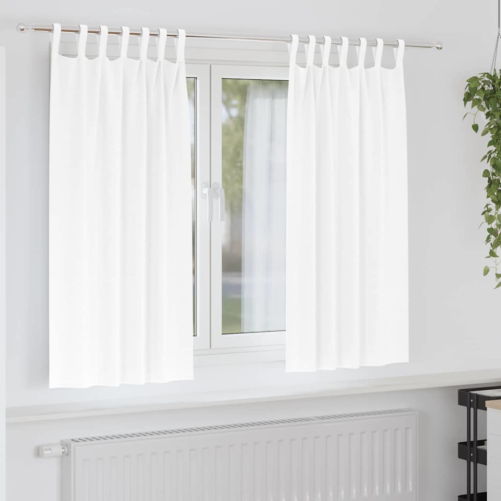 Mørklægningsgardiner Med Ringe 2 Dele 140 X