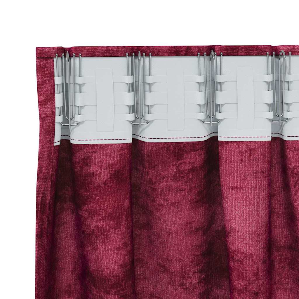 Velour Gardiner Med Gardiner 2 Dele Fløjl - Billede 5