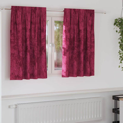Velour Gardiner Med Gardiner 2 Dele Fløjl - Hovedbillede