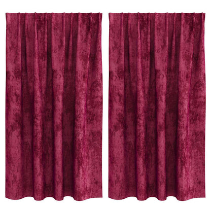 Velour Gardiner Med Gardiner 2 Dele Fløjl - Billede 2
