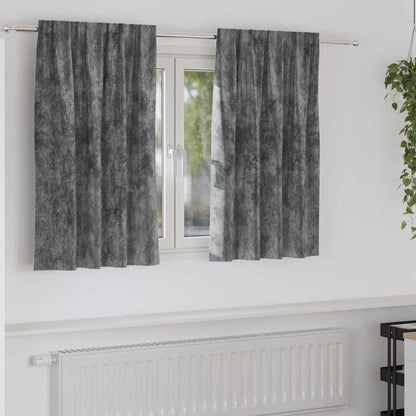 Velour Gardiner Med Gardiner 2 Dele Fløjl