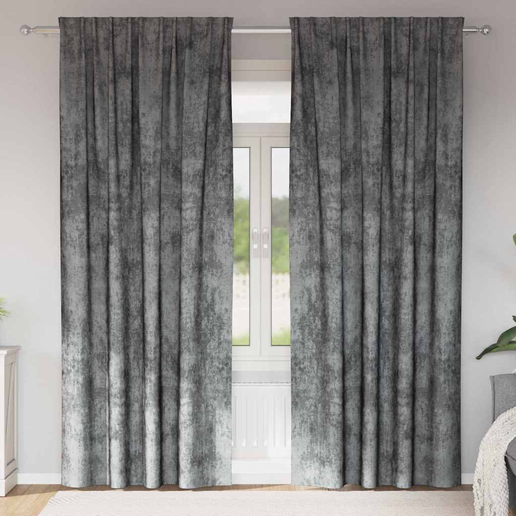 Velour Gardiner Med Gardiner 2 Dele Fløjl