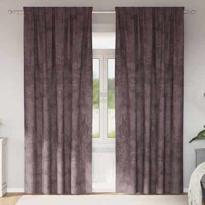 Velour Gardiner Med Gardiner 2 Dele Fløjl