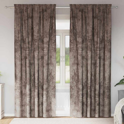 Velour Gardiner Med Gardiner 2 Dele Fløjl