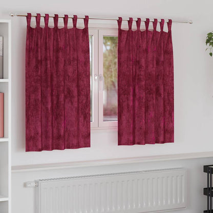 Velour Gardiner Med Gardiner 2 Dele Fløjl