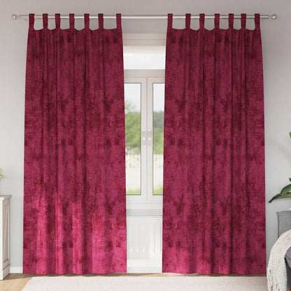 Velour Gardiner Med Gardiner 2 Dele Fløjl