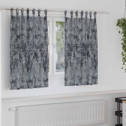 Velour Gardiner Med Gardiner 2 Dele Fløjl