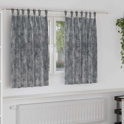 Velour Gardiner Med Gardiner 2 Dele Fløjl