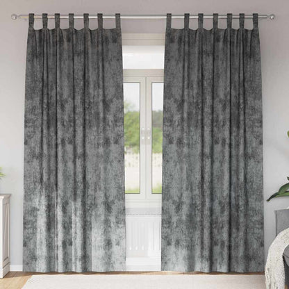 Velour Gardiner Med Gardiner 2 Dele Fløjl