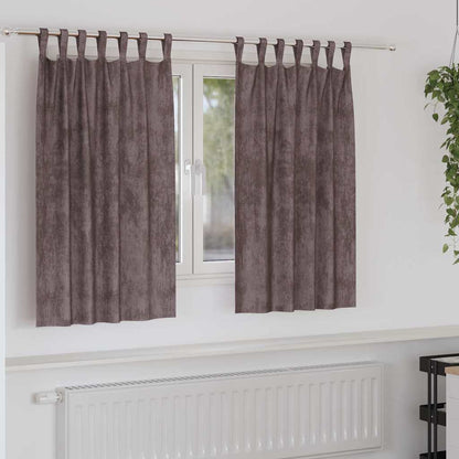 Velour Gardiner Med Gardiner 2 Dele Fløjl