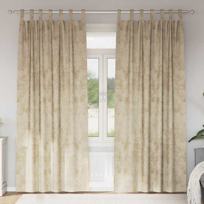 Velour Gardiner Med Gardiner 2 Dele Fløjl