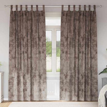 Velour Gardiner Med Gardiner 2 Dele Fløjl