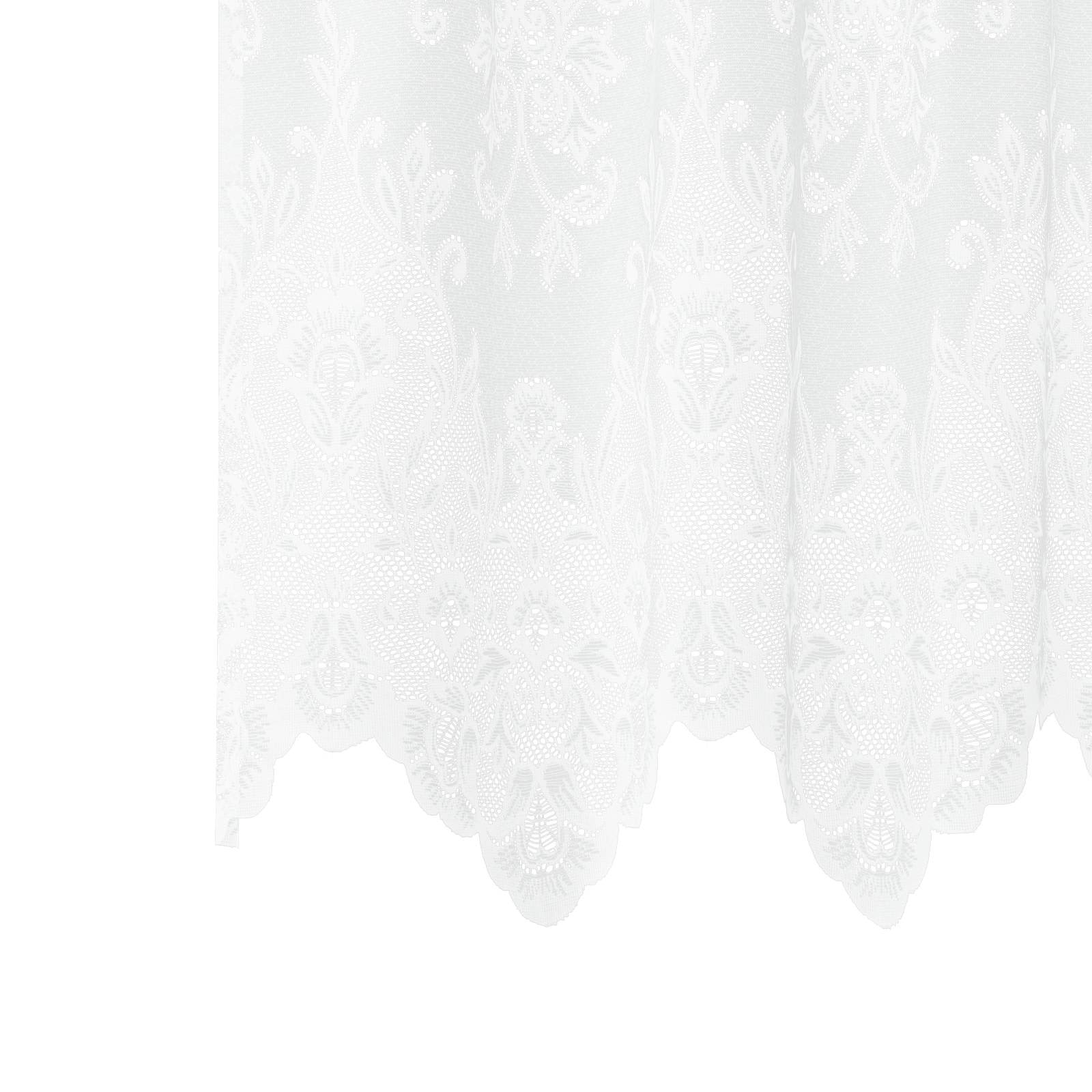 Lace Gardin Med Gardiner Blomstret 160 X 400 Cm Polyester - Billede 5