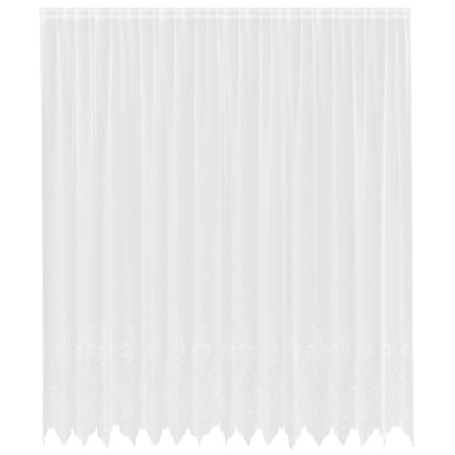 Lace Gardin Med Gardiner Blomstret 300 X 400 Cm Polyester - Billede 2