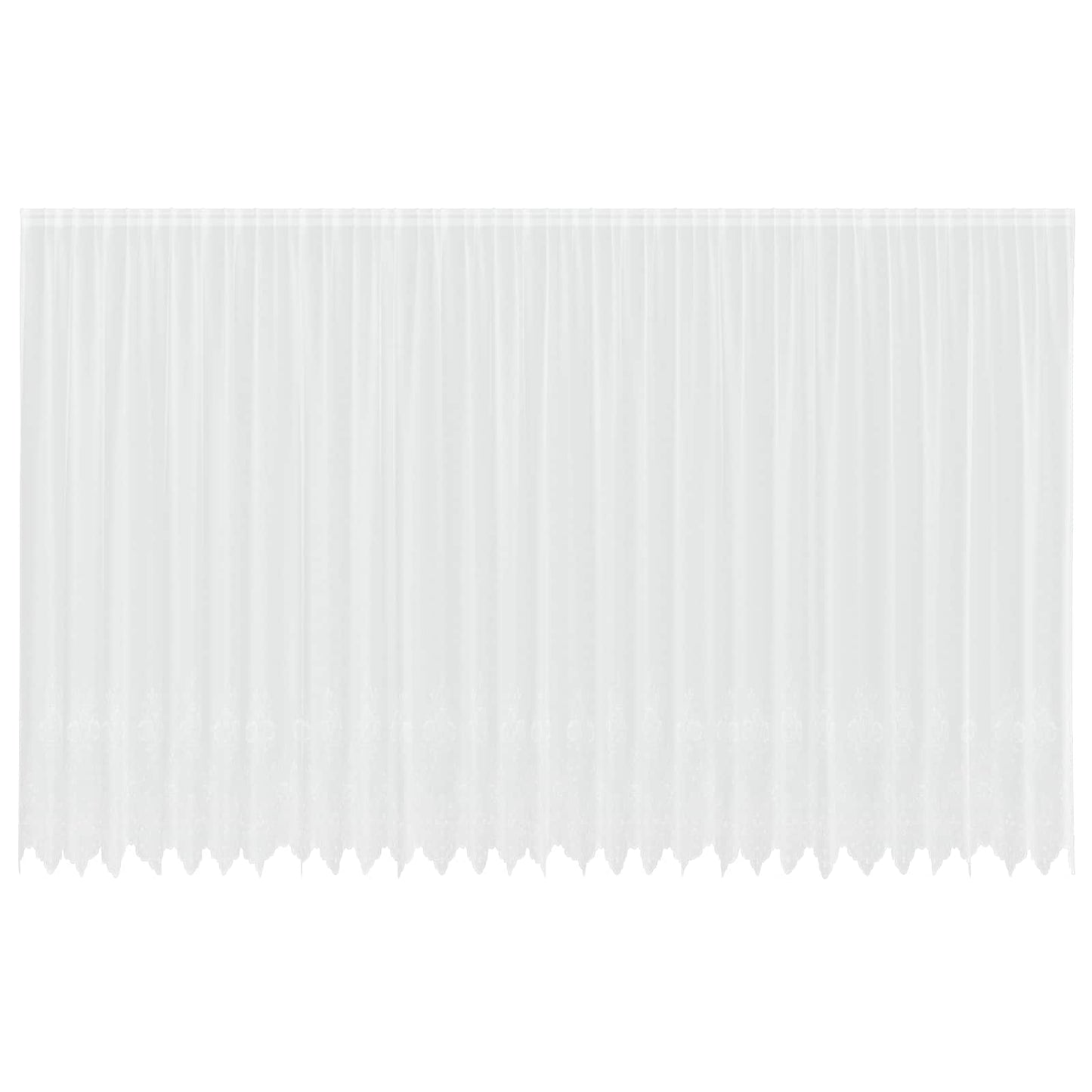 Lace Gardin Med Gardiner Blomstret 280 X 750 Cm Polyester - Billede 2