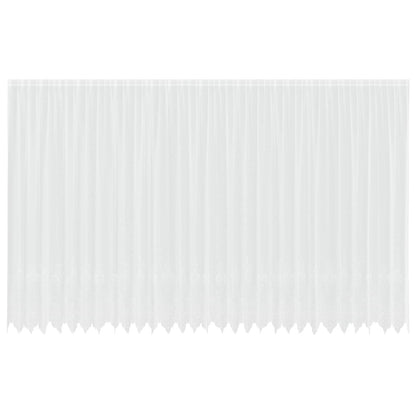 Lace Gardin Med Gardiner Blomstret 280 X 750 Cm Polyester - Billede 2