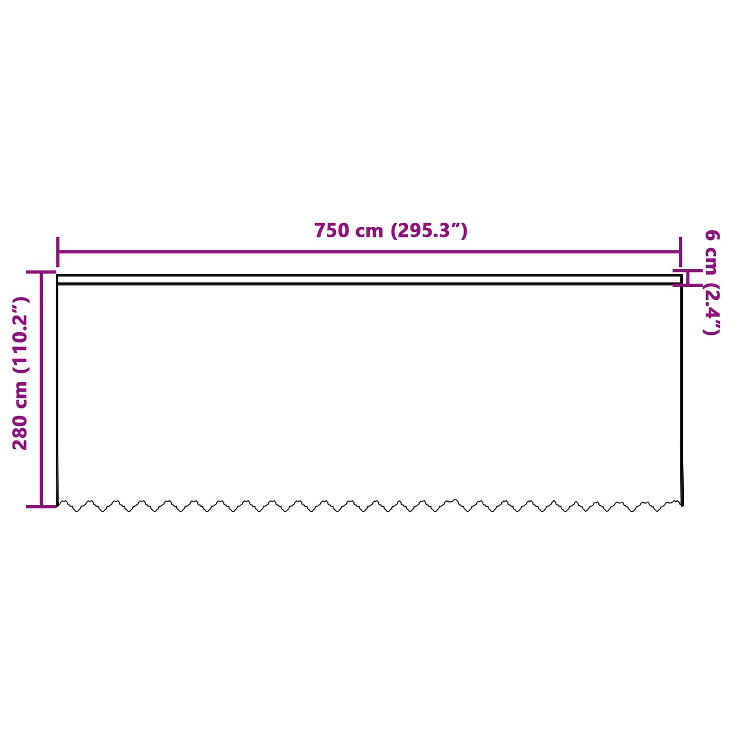 Lace Gardin Med Gardiner Blomstret 280 X 750 Cm Polyester - Billede 8