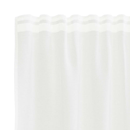 Lace Gardin Med Gardiner Blomstret 100 X 150 Cm Polyester - Billede 4