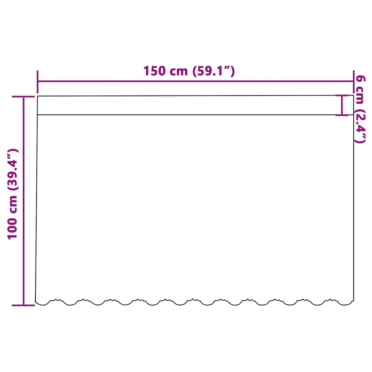 Lace Gardin Med Gardiner Blomstret 100 X 150 Cm Polyester - Billede 8