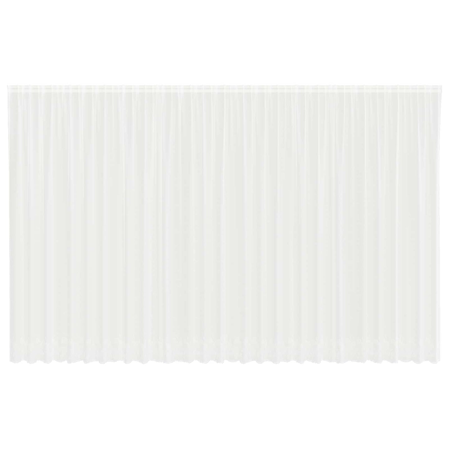 Lace Gardin Med Gardiner Blomstret 280 X 750 Cm Polyester - Billede 2
