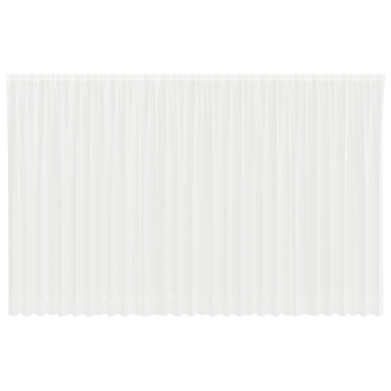 Lace Gardin Med Gardiner Blomstret 280 X 750 Cm Polyester - Billede 2
