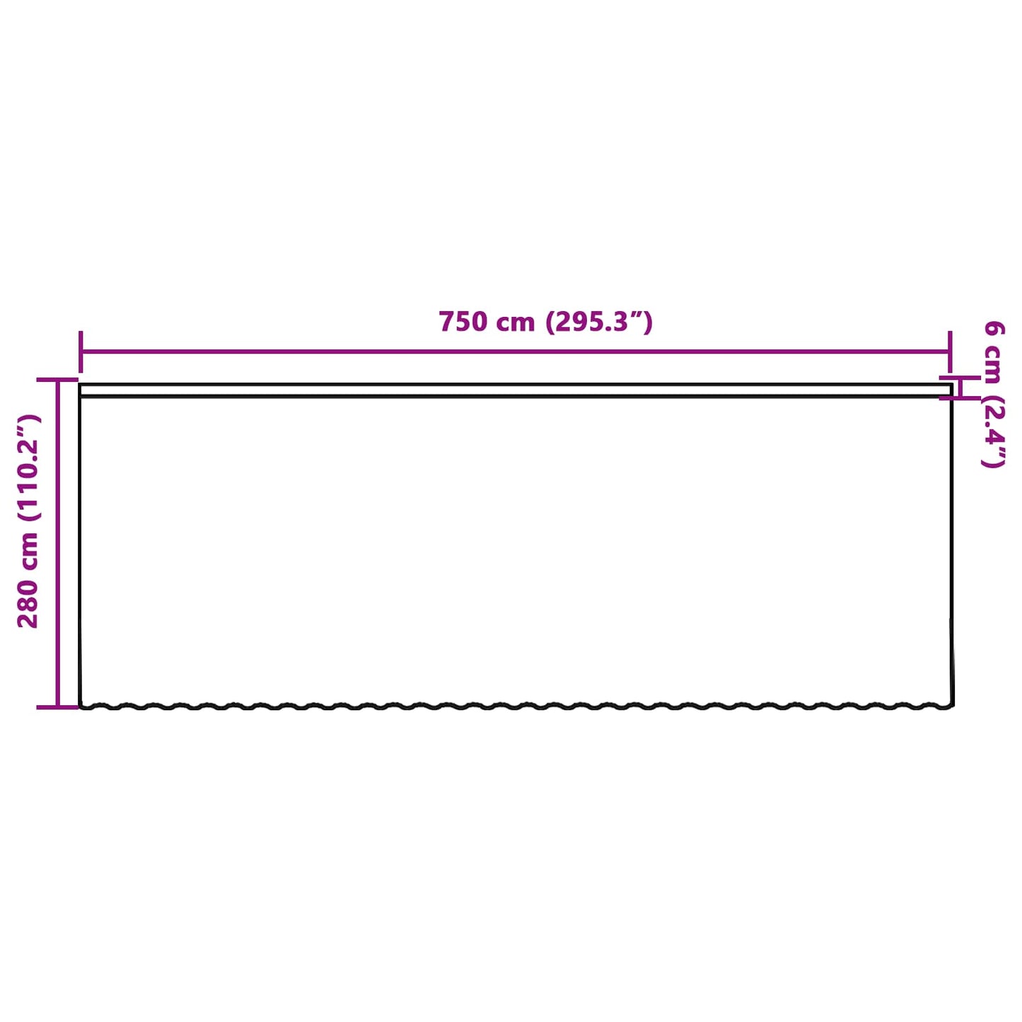 Lace Gardin Med Gardiner Blomstret 280 X 750 Cm Polyester - Billede 8