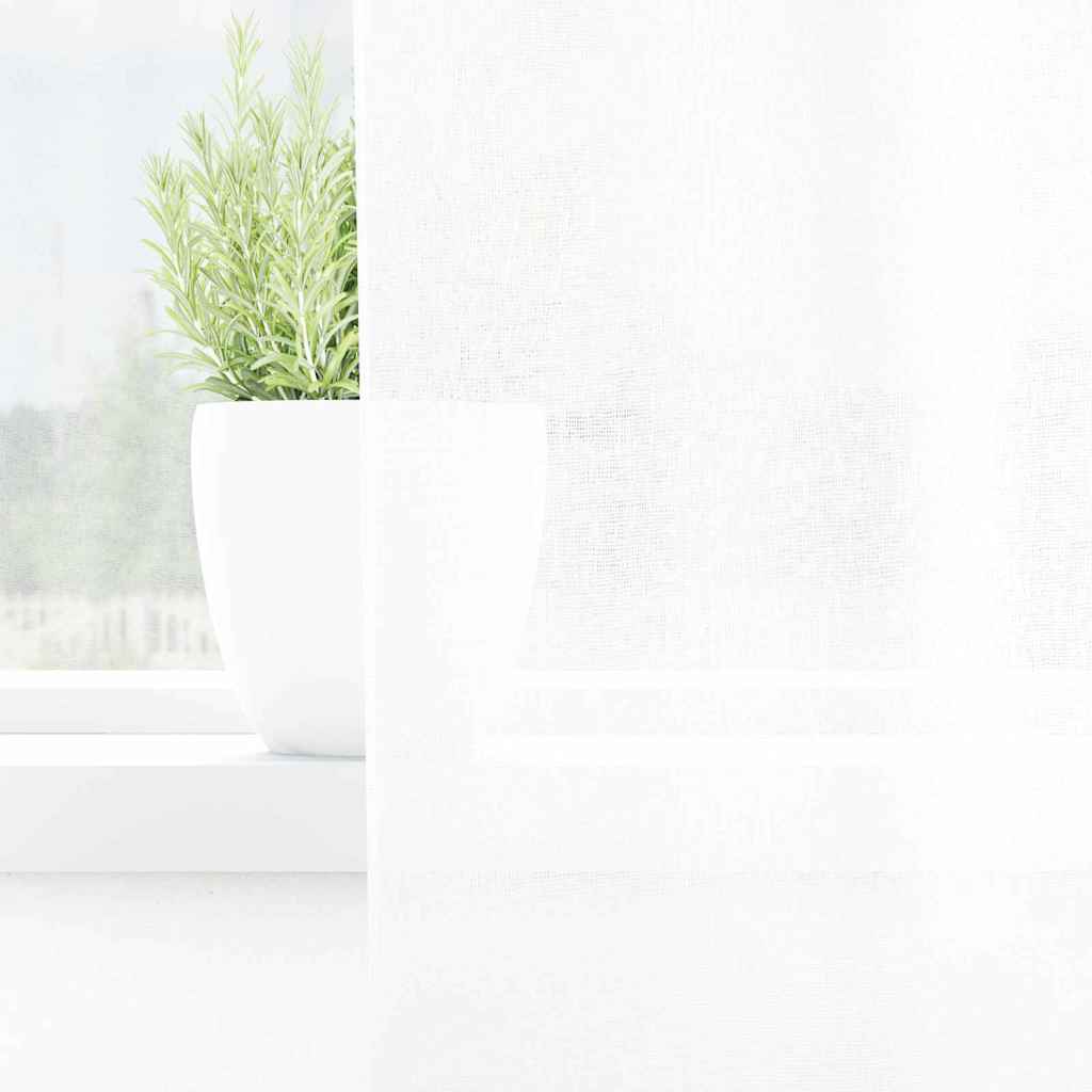Voile Gardin Med Gardiner 2 Dele 175 X 140 Cm Polyester - Billede 3