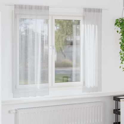 Voile Gardin Med Gardiner 2 Dele 175 X 140 Cm Polyester