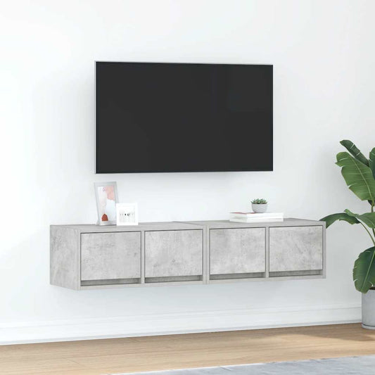 Tv-Borde 2 Stk. 60X31X25,5 Cm Konstrueret Træ