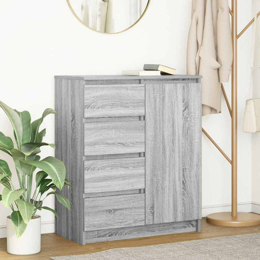 Skænk Med Skuffer 71X35X84 Cm Konstrueret Træ