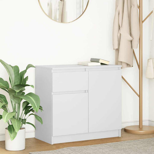 Skænk Med Skuffe 71X35X65 Cm Konstrueret Træ