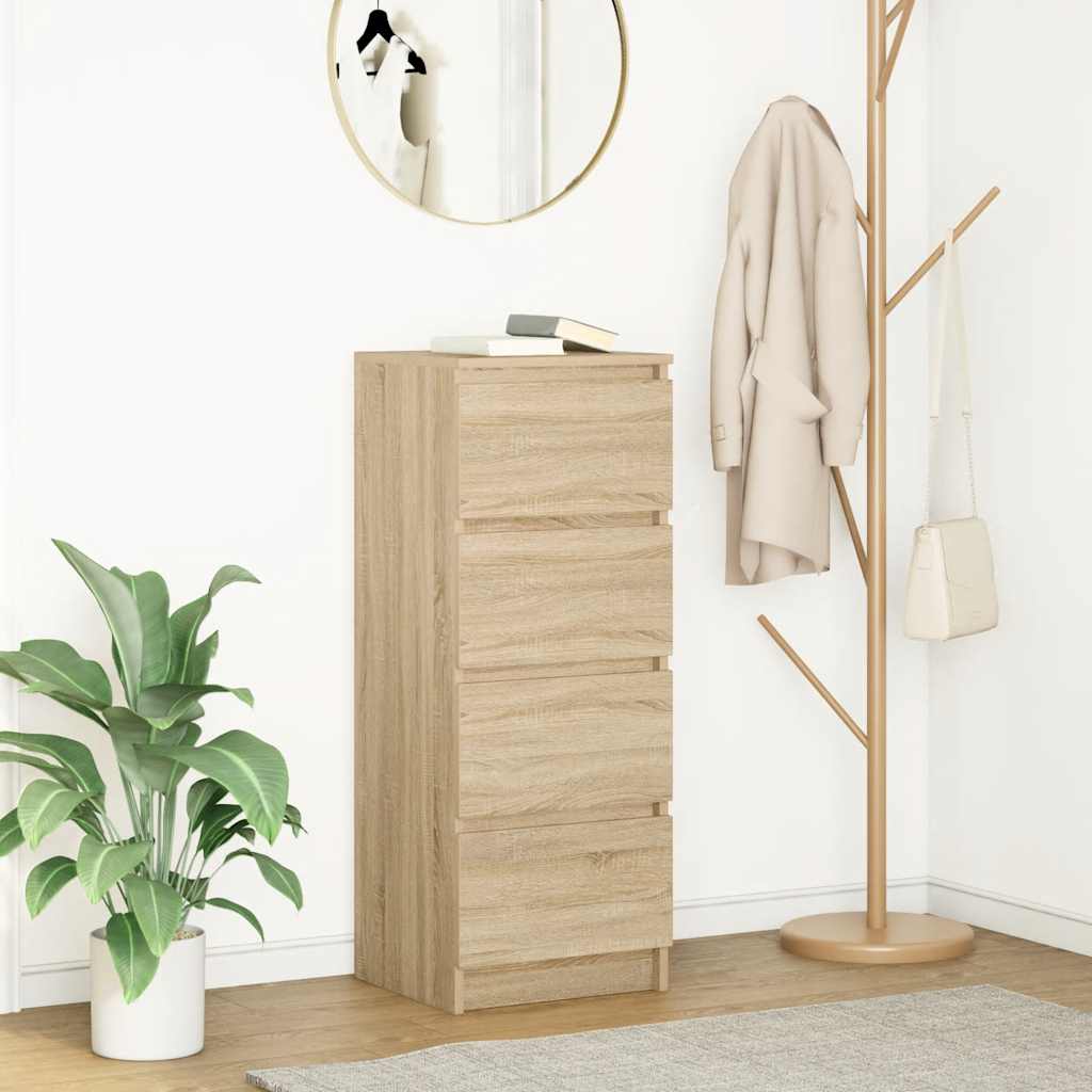 Skænk 37,5x35x99 Cm Konstrueret Træ - Variant 861699