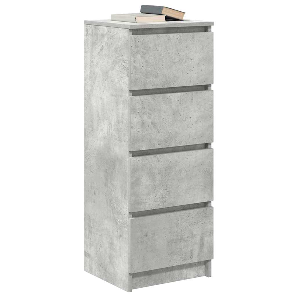 Skænk 37,5x35x99 Cm Konstrueret Træ - Billede 4