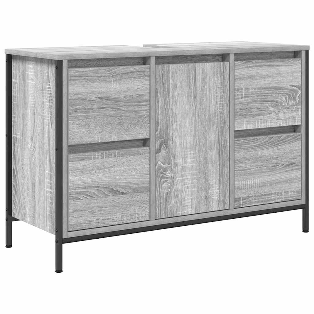 Håndvaskskab Med Skuffer 90x34,5x60 Cm - Billede 2