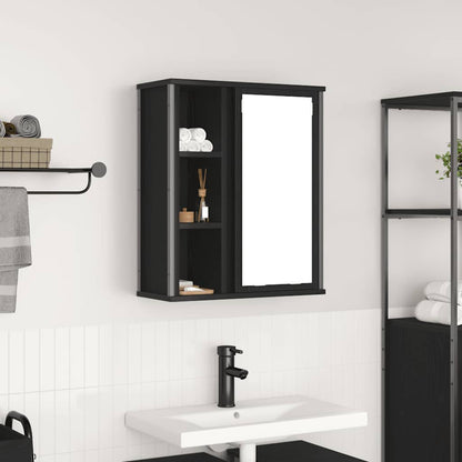 Vægskab Til Badeværelse Med Spejl 50x21x60 Cm - Variant 861902