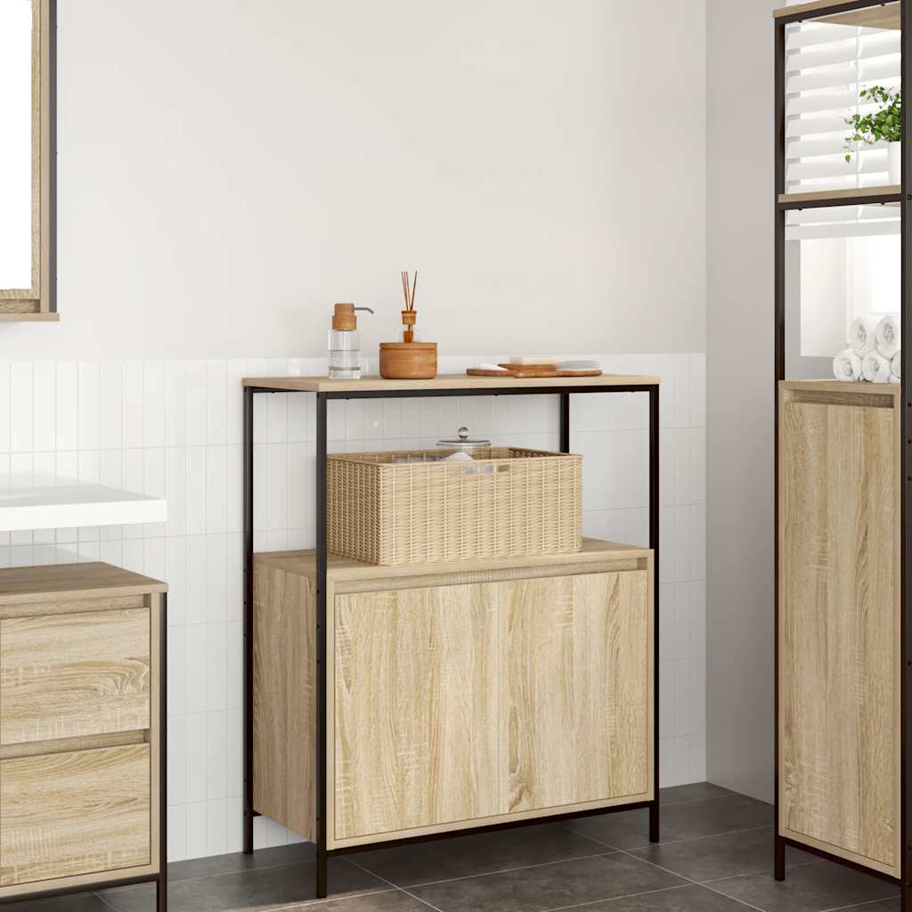 Badeværelsesskab Med Hylder 76,5x35x95 Cm - Variant 861918