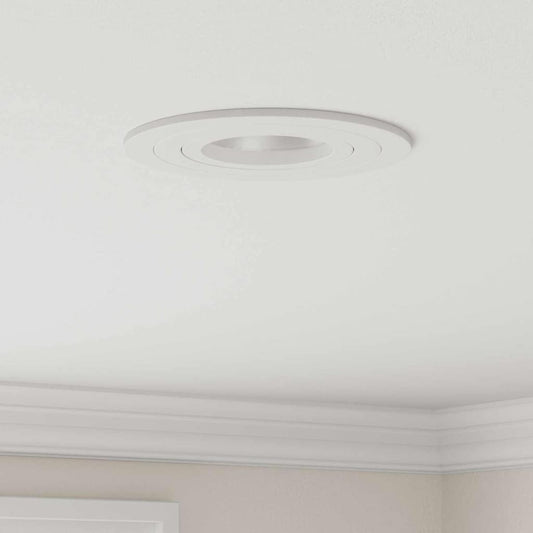 Spotlights Med Spotlights 6 Pcs Hvid 9 X 9 X Cm Aluminium - Hovedbillede