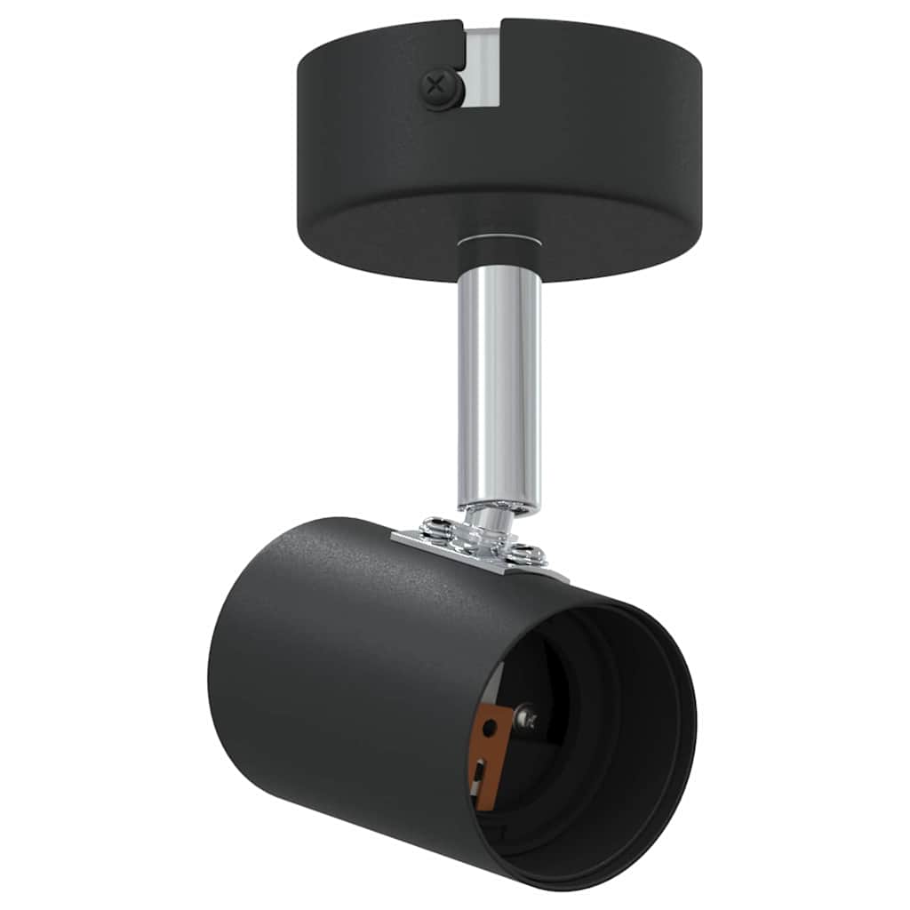 Loftsspot Sort 6.5 X 6 X 11.5 Cm Stål - Billede 2