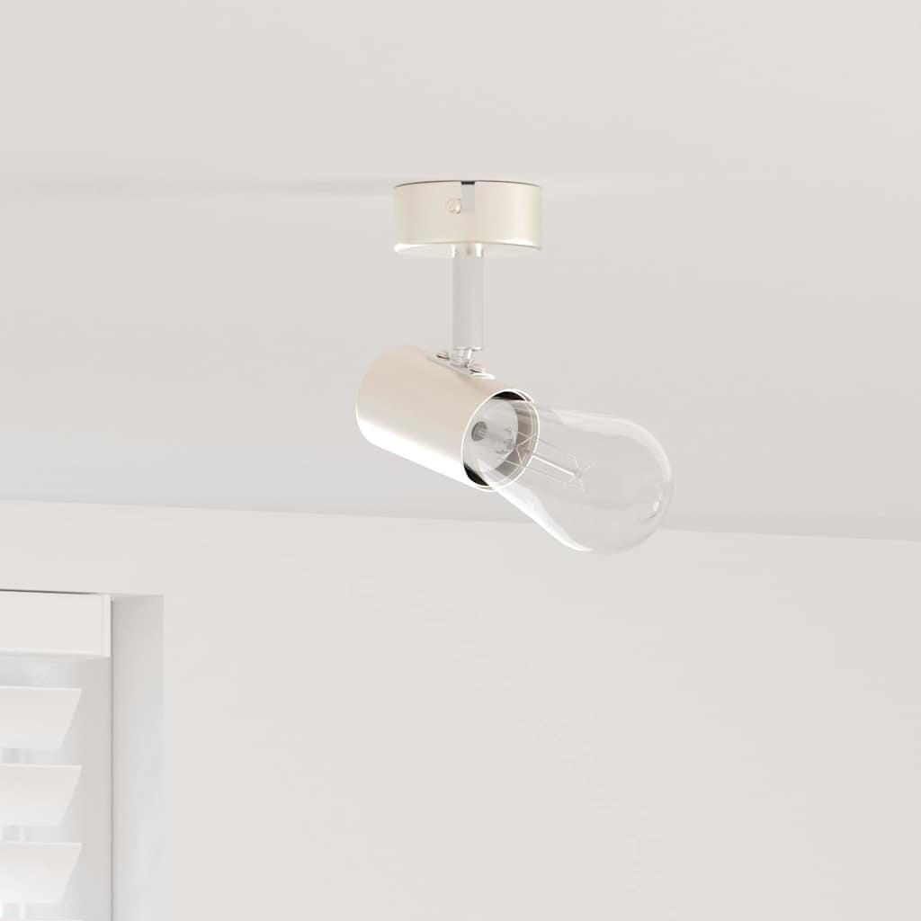 Loftsspot Børstet Nikkel 6.5 X 6 X 11.5 Cm Stål - Hovedbillede