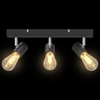 Loftsspot Sort 38 X 6.5 X 11.5 Cm Stål - Billede 12