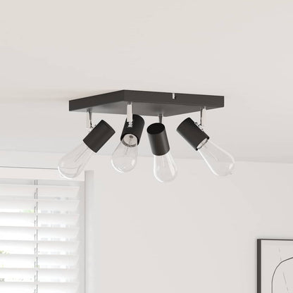 Loftsspot Med Spotlights 26 X 26 X 11,5 Cm Metal - Variant 4108185
